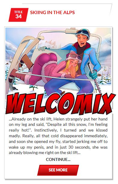 I'm feeling really hot - Animated tales: Skiing in the Alps