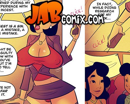 It was a dream come true, putting my cock in her ass - My mom the book tour star by jabcomix (incest comics)