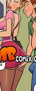 She's a racing bag of hormones - Dat ass 2 by jabcomix (incest comics)