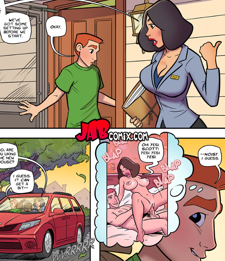 I saw you checking out my dick - Watching my step 2 by jabcomix