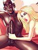 Pinup interracial toons - You've never seen a Big Black Cock before? by Michi