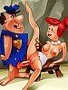 The Flintstones - Fred, Wilma, Dino, Barney Rubble, Betty by Cartoon Reality