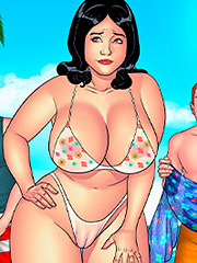 Two butts to look at, and my son is worried about sunburn - Pops, The Pervert Father-in-law, White bikini is a problem by welcomix (tufos)