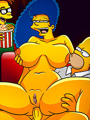 Our sex is going to get even naughtier - The Simptoons, Naughtiness at the movies by welcomix (tufos)