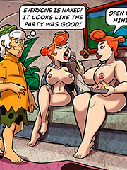 Get this dick in between my boobs, Bamban - The Flintstoons, Big Birthday Orgy by welcomix (tufos)
