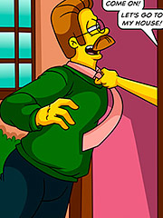 He finds an erotic doll on the bed - The Simptoons, Erotic doll of the future by welcomix (tufos)