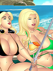 Wow, aunt looks so hot in that bikini - Aunt, Cousins and co., Enjoying a beach vacation by welcomix (tufos)