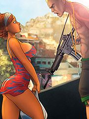 Now get down on your hands and knees - Brazilian Slumdogs: Payment checkpoint by welcomix (tufos)