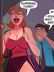 Now the hot cougar wants to give him a taste of his own medicine - The 4 Naughties, Stop by at work by welcomix (tufos)