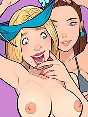How are we ever gonna' get anything done if you're always suckin' my tits - Bubble butt Princess issue 8 by jab comix