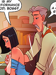 New household nymphet gives her a big kiss, and the two start some lesbian action - The 4 Naughties, Swapping Roles (Part 03) by welcomix (tufos)