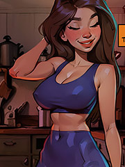 I was furious, ready to send him to fuck himself - Jerk Off on My Day Off, Yoga in the kitchen by welcomix (tufos)