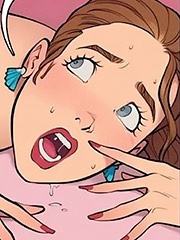 How are we ever gonna' get anything done if you're always suckin' my tits - Bubble butt Princess issue 8 by jab comix
