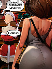 Isabella would have to put on a daring Mrs. Claus outfit - Jerk Off on My Day Off, Christmas shopping by welcomix (tufos)