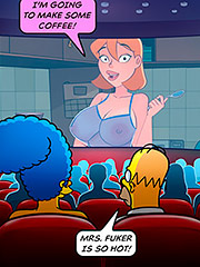 Our sex is going to get even naughtier - The Simptoons, Naughtiness at the movies by welcomix (tufos)