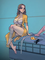 Just something I thought you'd look pretty in, like a wife - Nurse Morgan by Melkor Mancin