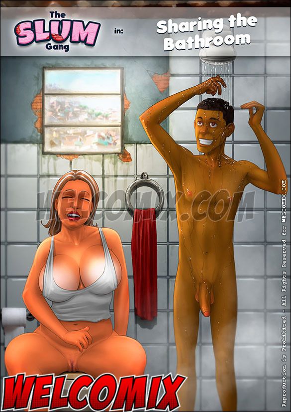 Let me fuck your ass - Brazilian Slumdogs: Sharing the bathroom by welcomix (tufos)