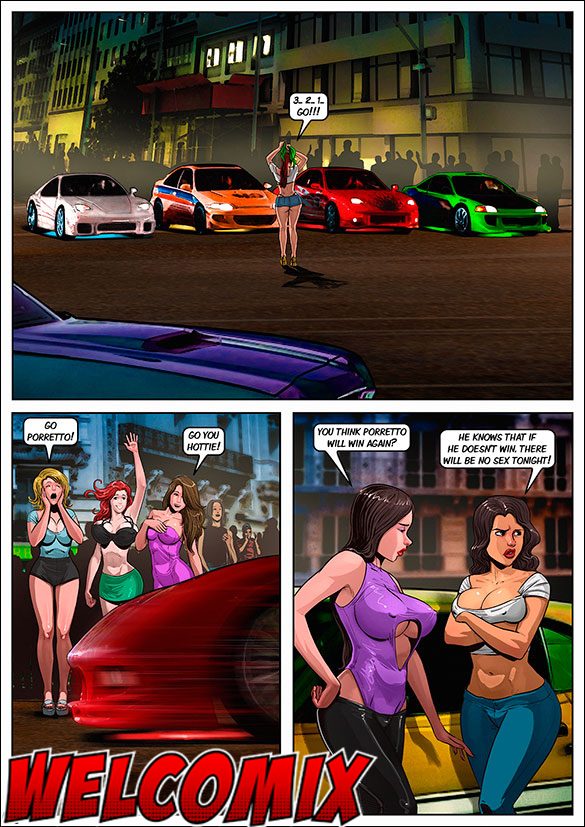 There will be no sex tonight - Blockbuster Comics: The Fast and the furious by welcomix