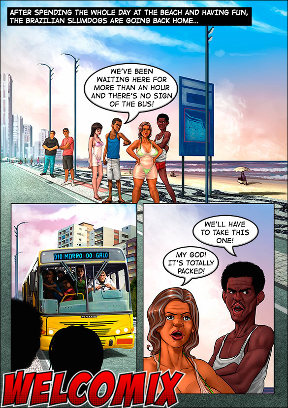 It's not possible to move at all - Brazilian Slumdogs: Crowded bus by welcomix