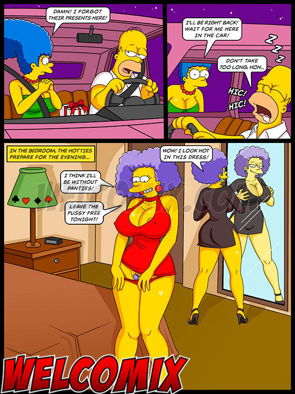 Leave the pussy free tonight - The Simptoons - A wild birthday party by welcomix