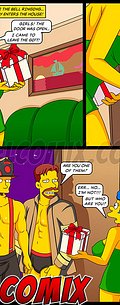 Leave the pussy free tonight - The Simptoons - A wild birthday party by welcomix