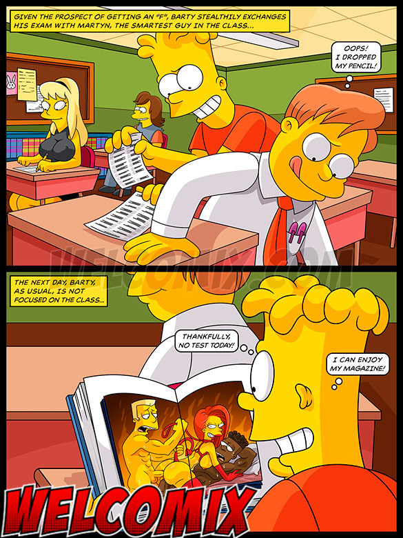 I can enjoy my porn magazine - The Simptoons - Intelligence Test by welcomix