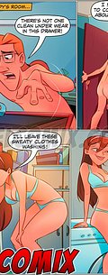 What a bitch, fantasizing on top of the washing machine - The Naughty Home - Naked and sweaty by welcomix