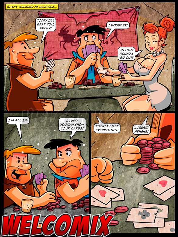 Wait, I'm almost cumming - The Flintstoons - All in at the poker table by welcomix