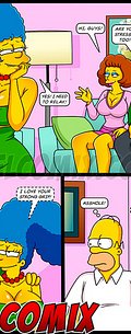 I'm going to relax the buttocks area - The Simptoons - Betrayal at the massage parlor by welcomix