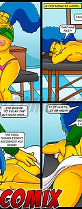 I'm going to relax the buttocks area - The Simptoons - Betrayal at the massage parlor by welcomix