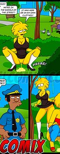 I must have forgotten my panties in the bushes - The Simptoons - Obscene indecent assault by welcomix