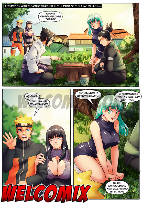 The prodigious shinobi has already beaten eight opponents, which makes his new girlfriend proud - Narutoon - Betting the girlfriend by welcomix