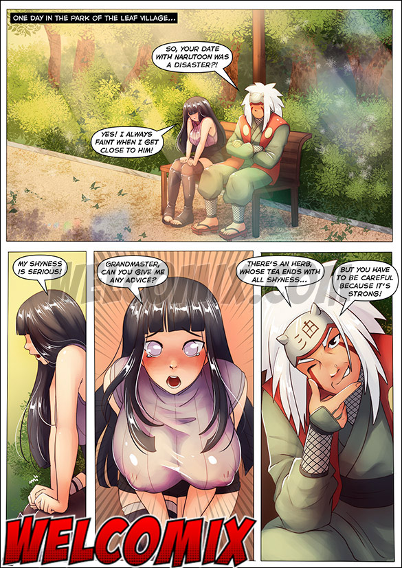 Willing to do anything to get along with Narutoon, the girl takes a sip of tea and offers herself to the cute ninja - Narutoon - The powerful pecker tea by welcomix