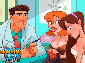 But as soon as she enters the consultation, she is delighted with the handsome doctor who will attend her - The Naughty Home animation - First time at the gynecologist by welcomix