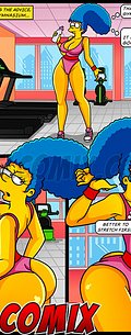 Liza started weightlifting and her body is already becoming a success - The Simptoons - Butt on the nape project by welcomix