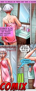 The girl knows how to provoke and gets naked in front of the man - Nymphomaniac Nerd, Sins inside the bathroom by welcomix