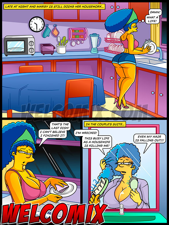 I'm going to sleep with my dick hard again - The Simptoons, The big butt housemaid by welcomix