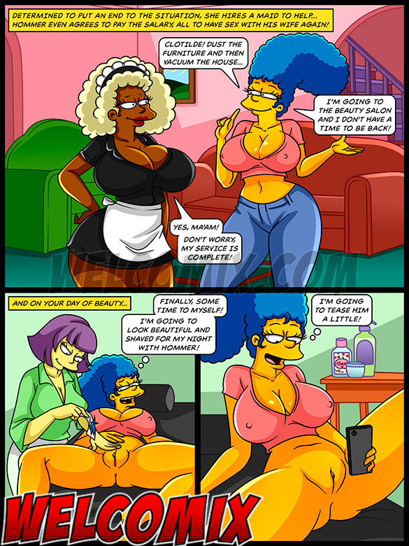 I'm going to sleep with my dick hard again - The Simptoons, The big butt housemaid by welcomix