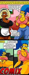 I'm going to sleep with my dick hard again - The Simptoons, The big butt housemaid by welcomix