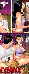 Girl takes the chance to have an intimate chat with the young man - Aunt, Cousins and co., Erotic Cinema on TV by welcomix