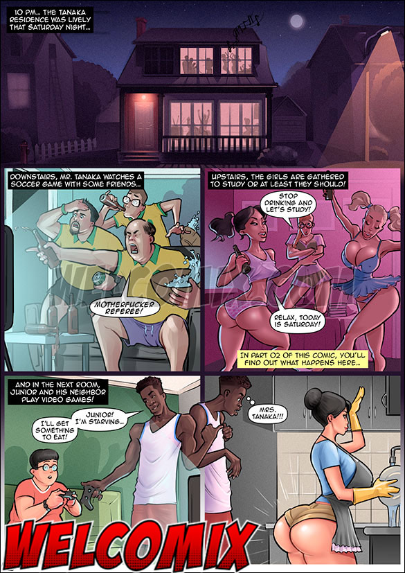 The big guy will take advantage of various situations to blackmail the voluptuous Japanese woman - Anacondas, My son's friend (Part 01) by welcomix
