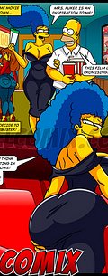 Our sex is going to get even naughtier - The Simptoons, Naughtiness at the movies by welcomix