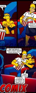 Our sex is going to get even naughtier - The Simptoons, Naughtiness at the movies by welcomix