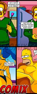 He opens the package and finds various sadomasochistic items - The Simptoons, Sadomasochistic Package by welcomix