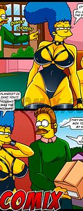 He opens the package and finds various sadomasochistic items - The Simptoons, Sadomasochistic Package by welcomix