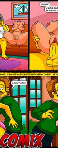 He finds an erotic doll on the bed - The Simptoons, Erotic doll of the future by welcomix