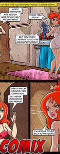 Peble finds a sexy housemaid costume and decides to try it on - The Flintstoons, Deep cleaning by welcomix