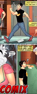 Once again, he is the only man in the house, which makes him quite excited - Aunt, Cousins and co., The Gossip Neighbor by welcomix