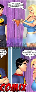 He offers to buy a brand-new bikini for his chubby cousin - Aunt, Cousins and co., A micro bikini by welcomix