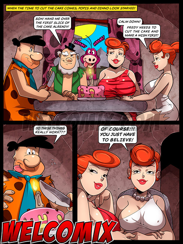 You had sex with my mother behind my back - The Flintstoons, Fredy's birthday by welcomix